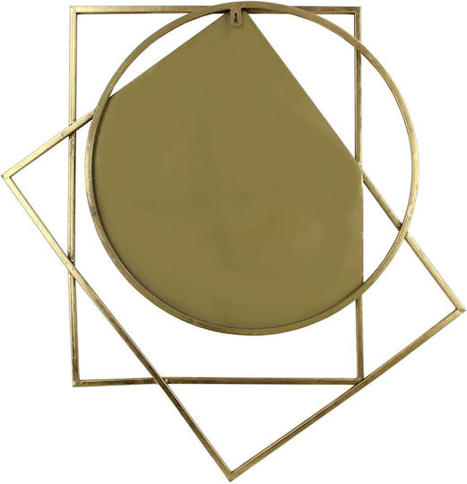 ArteLibre Wandspiegel mit Gold Metallisch Rahmen 73x63cm 1Stück
