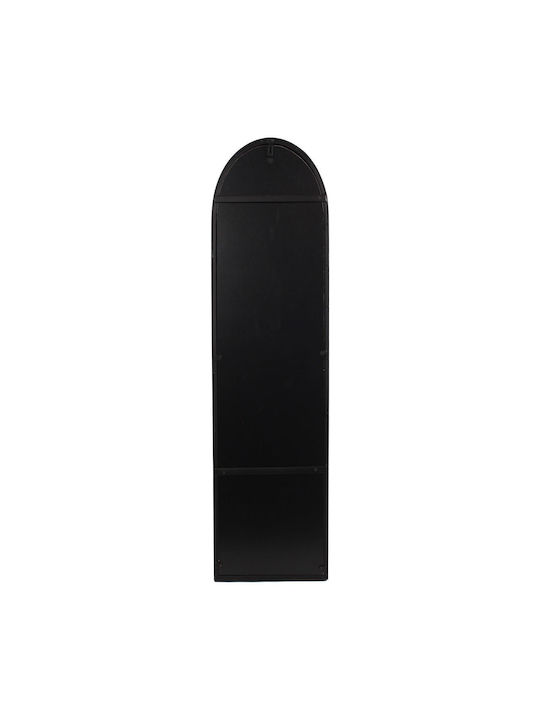 ArteLibre Oglindă de Perete cu Negru Ramă din Metalic 98x34cm 1buc