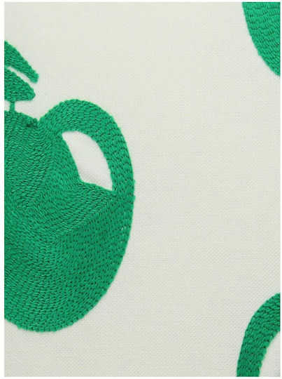 ArteLibre Sofa Cushion 100% Cotton Green 45x45cm