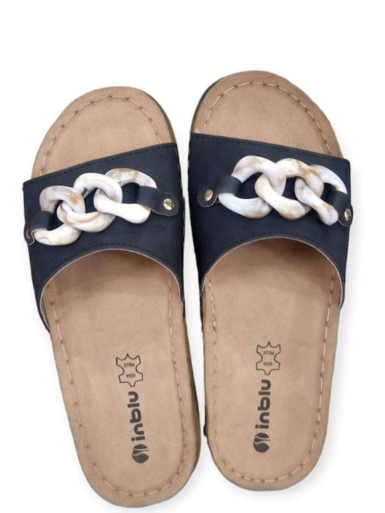 Flache Sandalen für Damen Anatomisch in Schwarz Farbe