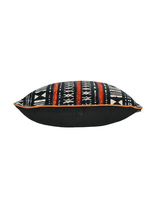 ArteLibre Sofa-Kissen aus Samt Schwarz 45x45cm