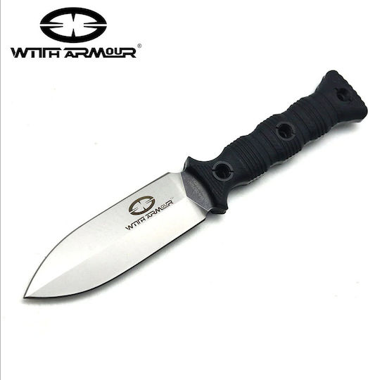 WithArmour Bayonet Cuțit Negru în Toc