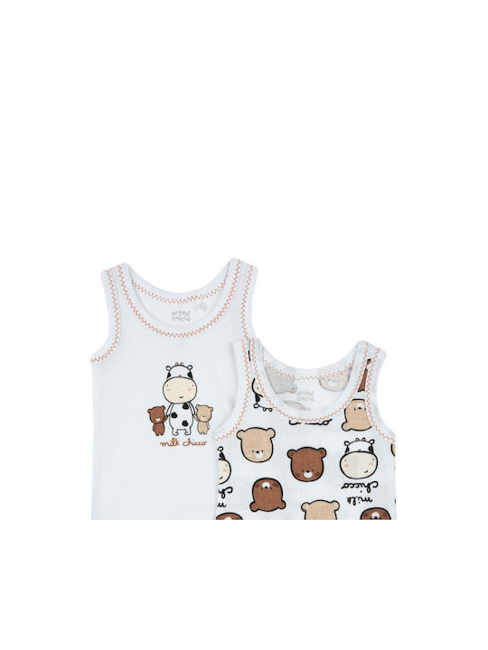 Chicco Baby Bodysuit Set Sleeveless Multicolour 2pcs