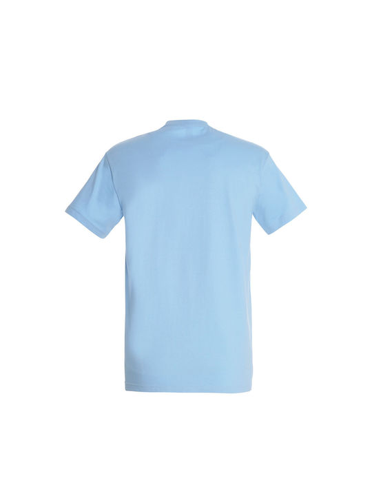 Tshirt Unisex "Joy of Football, Known Pleasures", Sky Blue