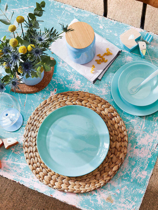 Luminarc Diwali Glass Plate Blue
