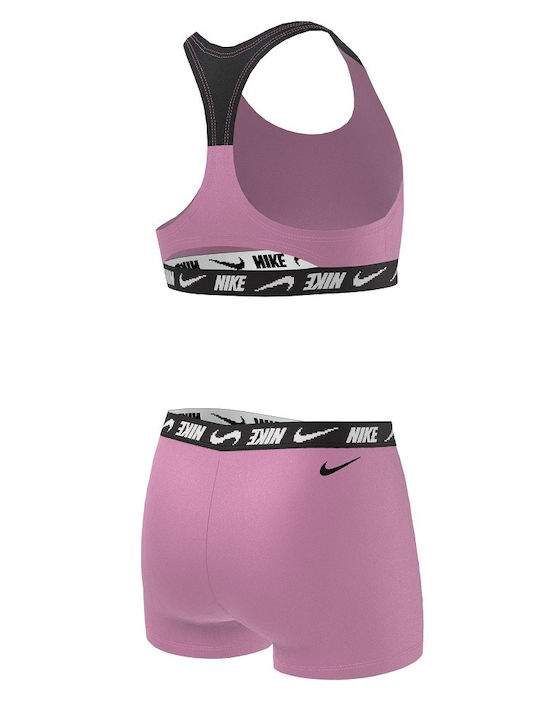 Nike Costum de baie pentru copii Bikini Roz