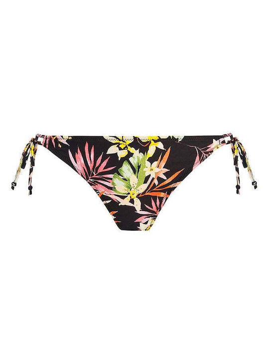 Savanna Sunset Bikini Slip με Κορδονάκια Floral