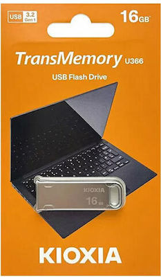 Kioxia TransMemory U366 16GB USB 3.2 Stick Ασημί