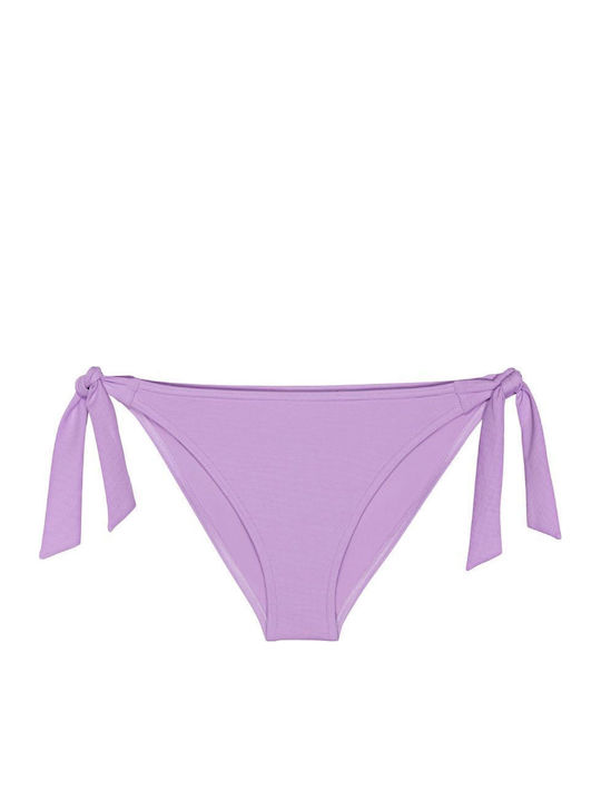 Glow Tai Sd Bikini Slip με Κορδονάκια Λιλά