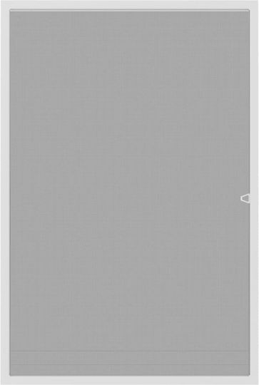 vidaXL Window Mosquito Net Fixed Aluminum White with Frame 120x80cm
