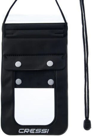 CressiSub Wasserdichtes Gehäuse bis 6" Schwarz XDF300050
