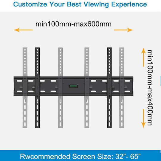 AXRED AX600 Wall TV Mount up to 65" and 45kg