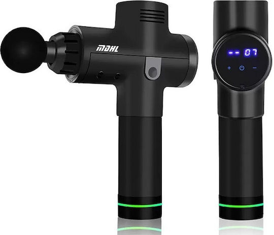 MDHL M-7006 Πιστόλι Μασάζ για τα Πόδια, το Σώμα & τα Χέρια με Δόνηση Μαύρο