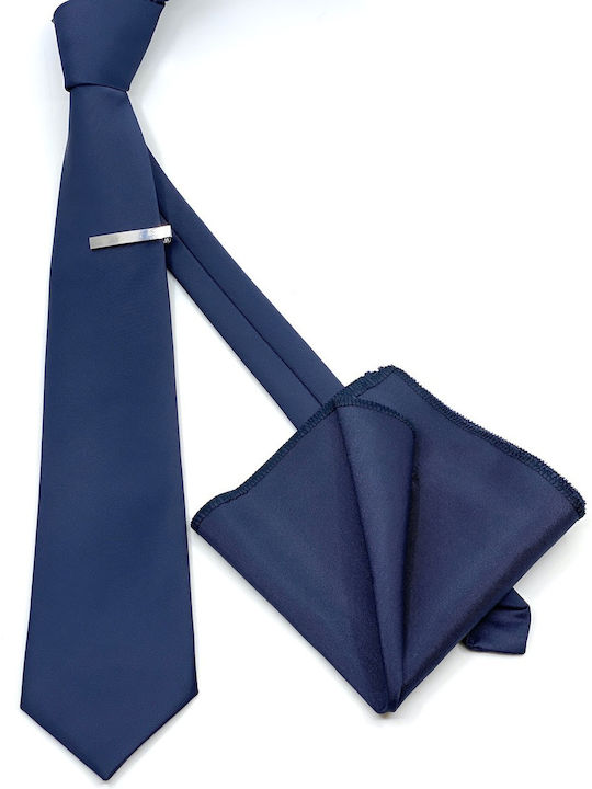 Legend Accessories Men's Tie Set Monochrome Blue