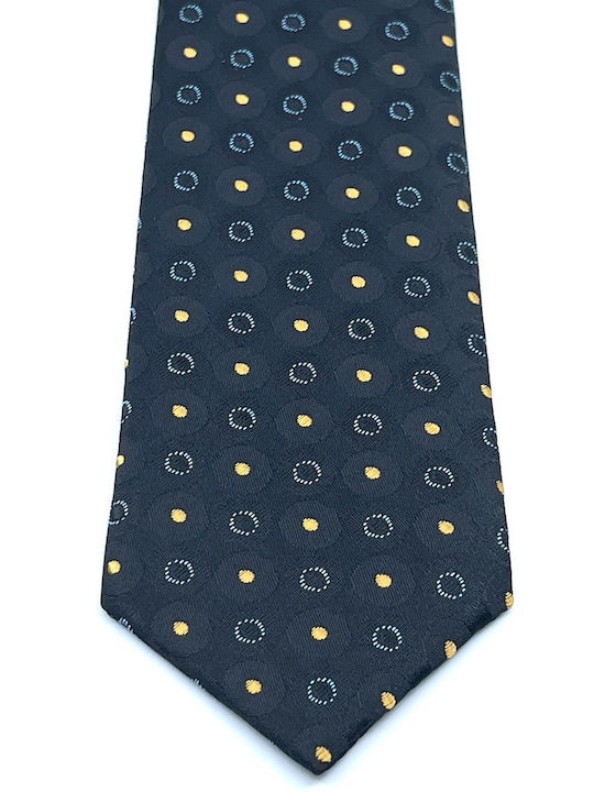 Legend Accessories Men's Tie Set Printed Navy Blue