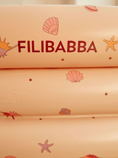 Filibabba Alfie Children's Round Swimming Pool 230lt Inflatable 150x35cm Pink