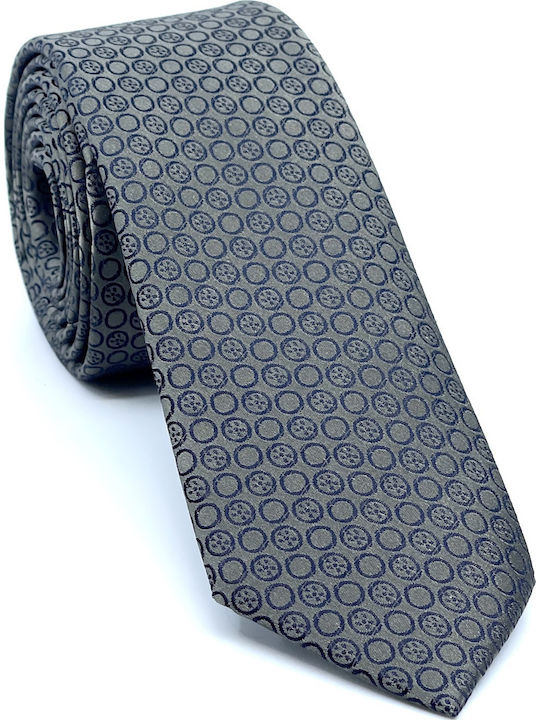 Legend Accessories Herren Krawatten Set Gedruckt in Gray Farbe