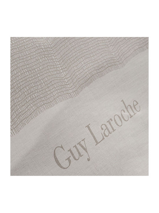 Guy Laroche Novel Set Super Double Bed Sheets 240x265cm Sand