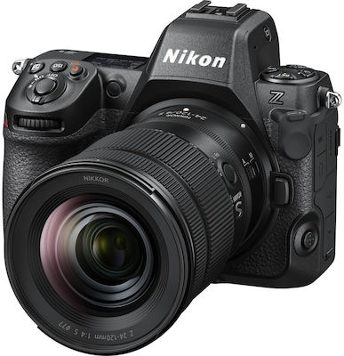 Nikon Mirrorless Φωτογραφική Μηχανή Z 8 Full Frame Kit (Z 24-120mm F4 S) Black