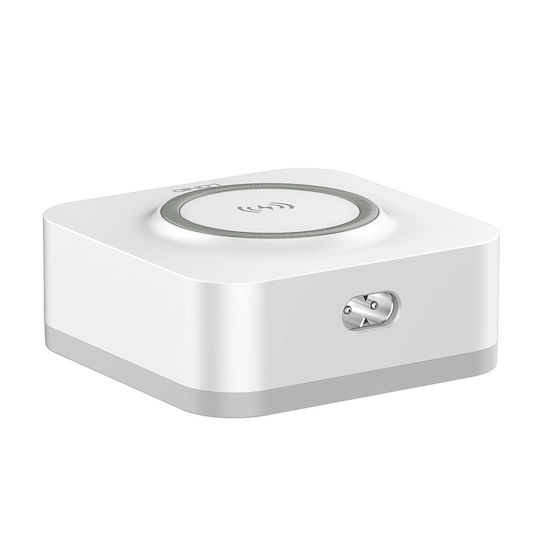 Ldnio Wireless Charger Qi Pad with USB-A Port and 3 USB-C Output Ports 32W Power Delivery White