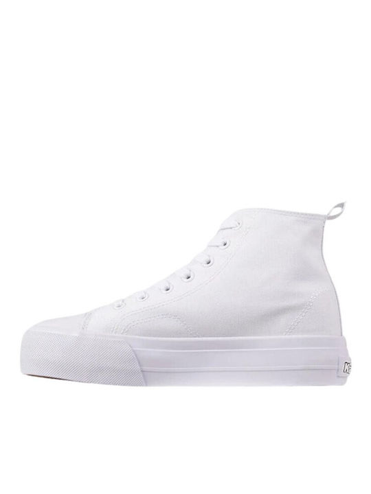 Kappa Viska OC Flatforms Boots White