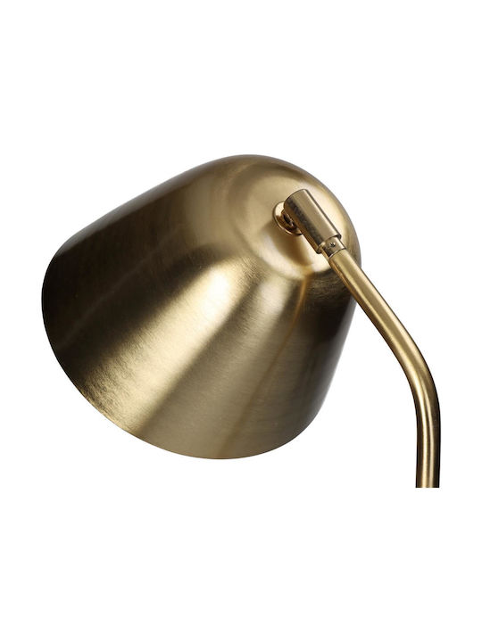ArteLibre Metal Lampă de masă cu Abajur Auriu și Bază Alb