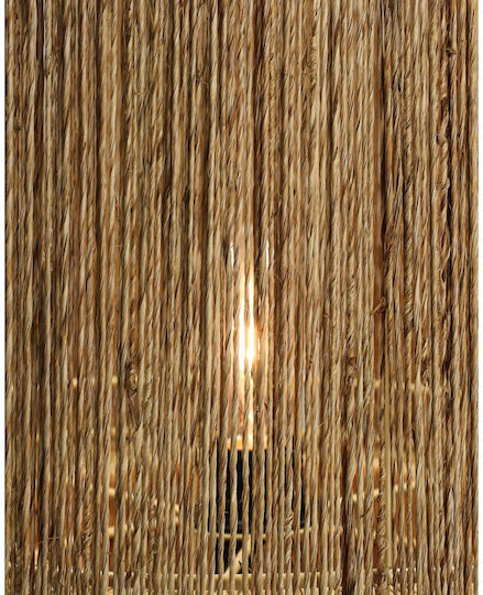 ArteLibre Vintage Table Lamp from Rope with Beige Shade and Base