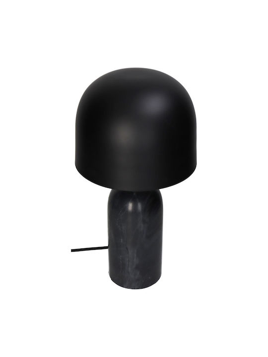 ArteLibre Metal Table Lamp with Black Shade and Base