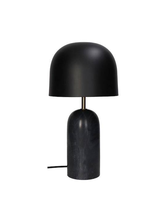 ArteLibre Metal Table Lamp with Black Shade and Base