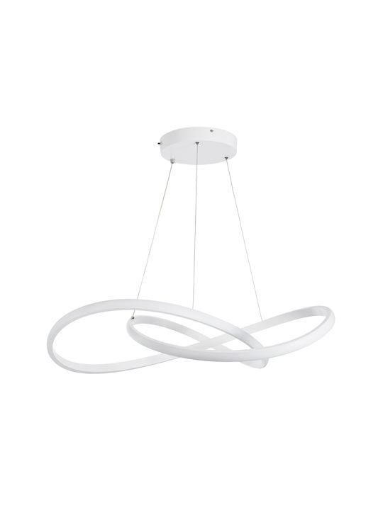 GloboStar Dexter Pendant Light White 73x73x16cm