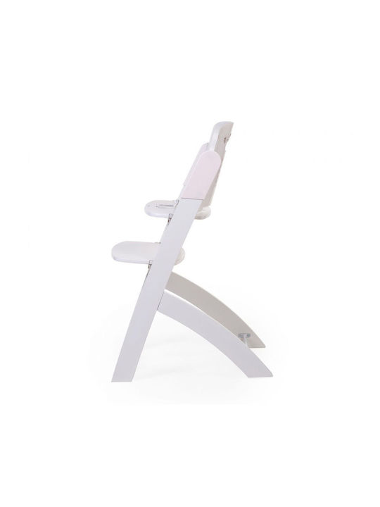 Childhome Evosit Baby Hochstuhl mit Höhenverstellbar Natural Weiß
