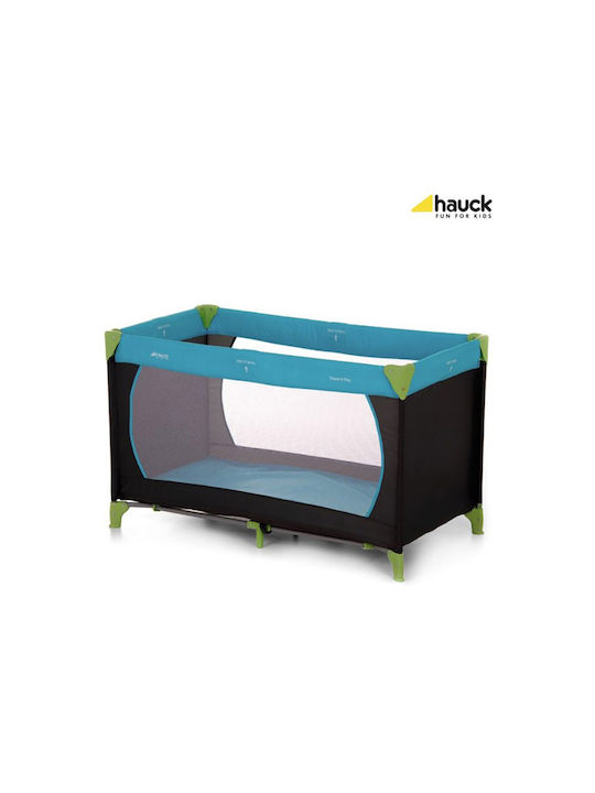 Hauck Dream & Play Παρκοκρέβατο με Στρώμα Water Blue 120x60cm