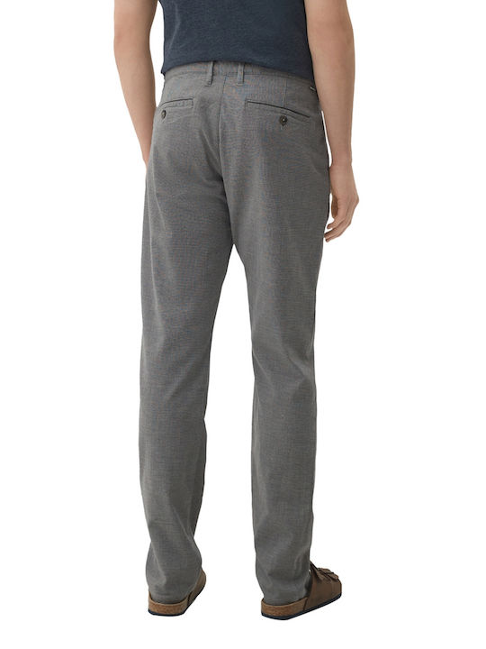 S.Oliver Men's Trousers in Straight Line Gray