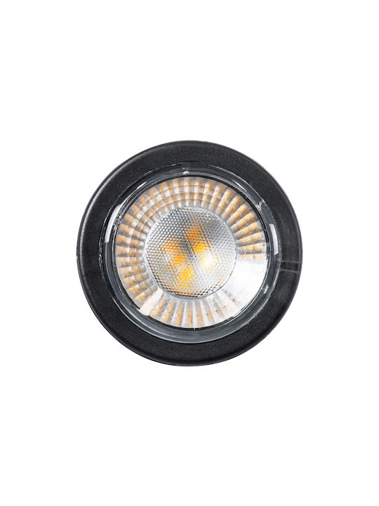 GloboStar Gardenini Rezistent la apă Spot de Exterior cu LED Integrat în Culoare Negru 61546