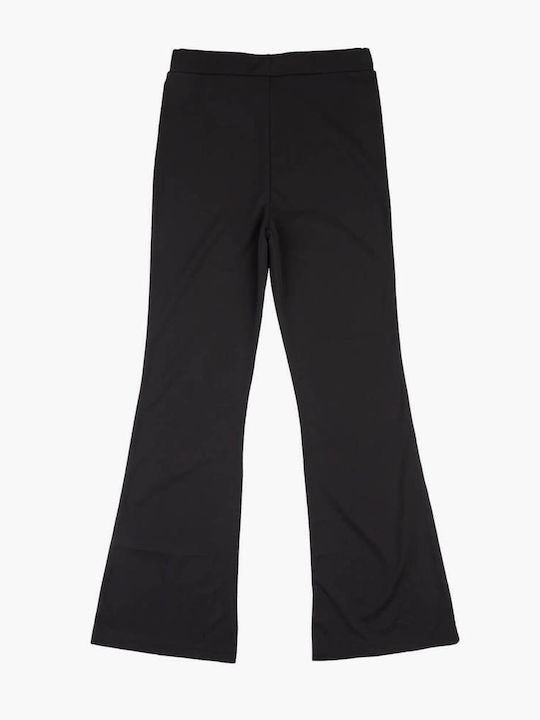 Losan Women's Fabric Trousers Flare Black