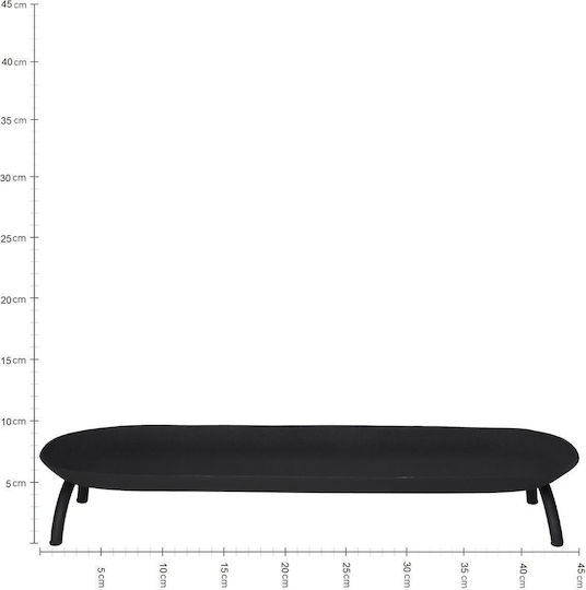ArteLibre Tavă Decorativă Metal Dreptunghiulară 45x14x7cm 1buc