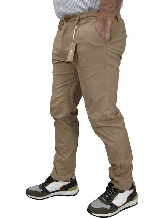 Hose Chino Elastisch Beige