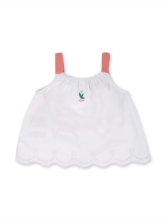 Tuc Tuc Kids Blouse Sleeveless White