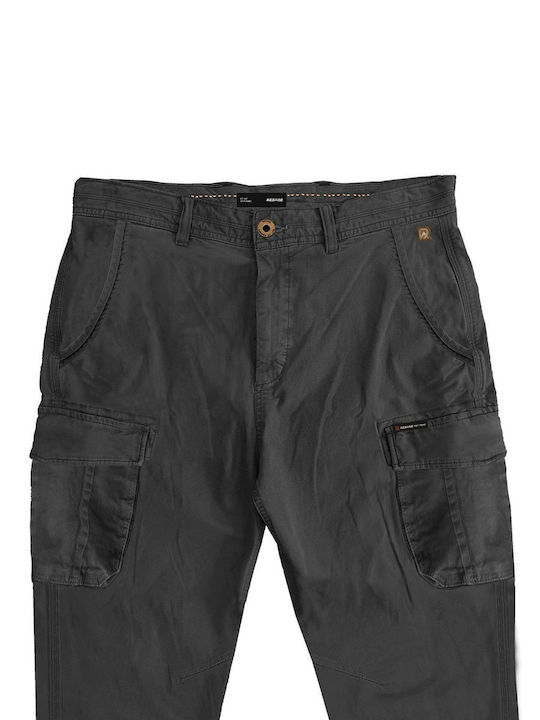 Rebase Men's Trousers Cargo Black