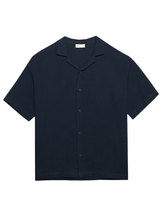 Outhorn Men's Shirt Short Sleeve Navy Blue