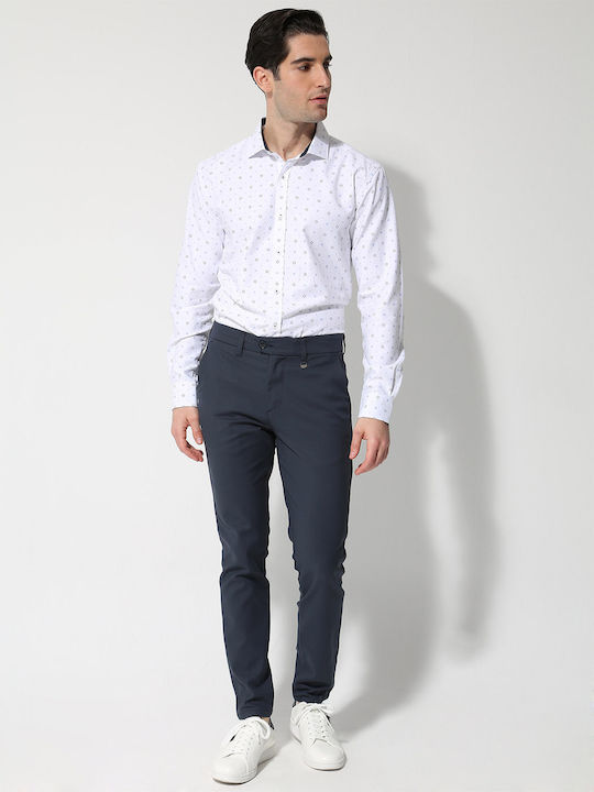 Tresor Men's Trousers Chino Blue