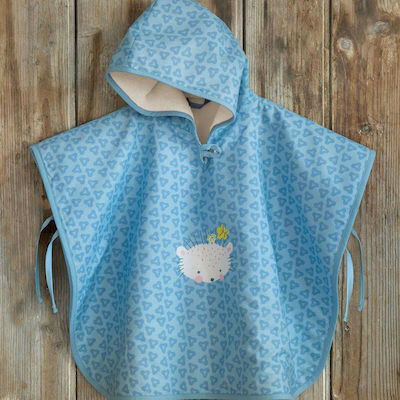 Nima Brillo Kids Beach Poncho Light Blue