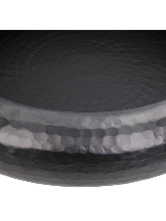 ArteLibre Aluminum Salad Bowl Black 12cm 3pcs
