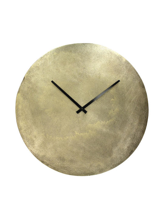 ArteLibre Wall Clock Metallic Gold Ø60cm