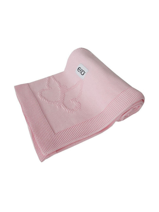Ekokids Pătură Pepinieră Swaddling Cu Fluture Roz 100x80cm Ekokids Pătură Pepinieră Swaddling Cu Fluture Roz 100x80cm