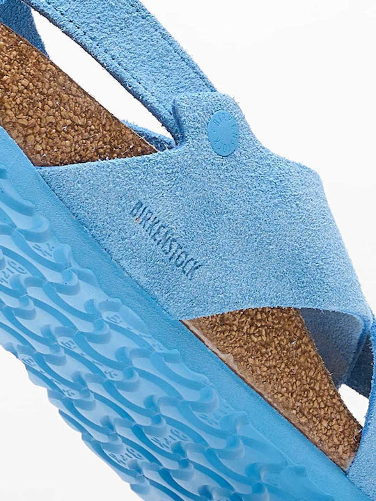Tulum Women's Flat Sandals Sky Blue Regular Fit