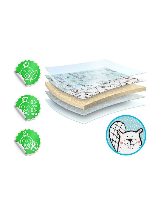 Nukido Kids Synthetic Activity Mat 150x180cm 1.5mm Blue
