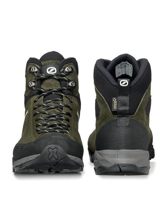 Scarpa Mojito Hike GTX Ανδρικά Ορειβατικά Μποτάκια Αδιάβροχα με Μεμβράνη Gore-Tex Πράσινα