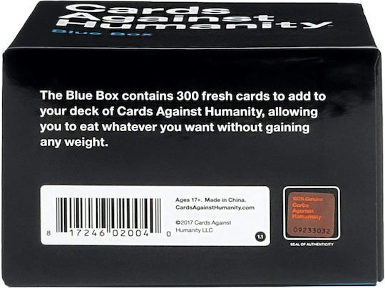 Επέκταση Παιχνιδιού Blue Box για 4+ Παίκτες 17+ Ετών (EN) Cards Against Humanity