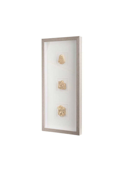 Artekko Διακοσμητικό Τοίχου Icoisred Πολύχρωμο 30x4x66cm